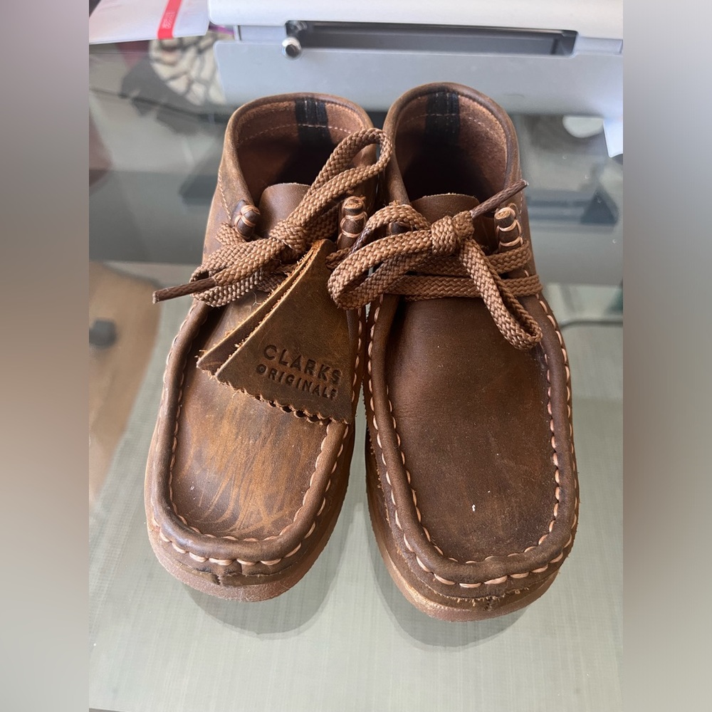 Clarks Wallabee boots